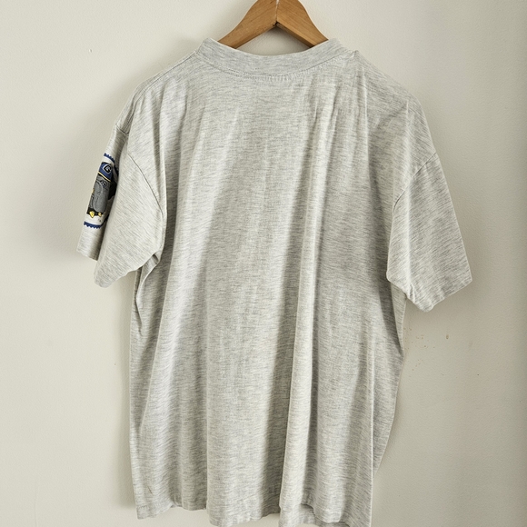 Vintage Georgetown Hoyas Shirt Large University Basketball Single Stitch AOP 90 - Picture 8 of 9